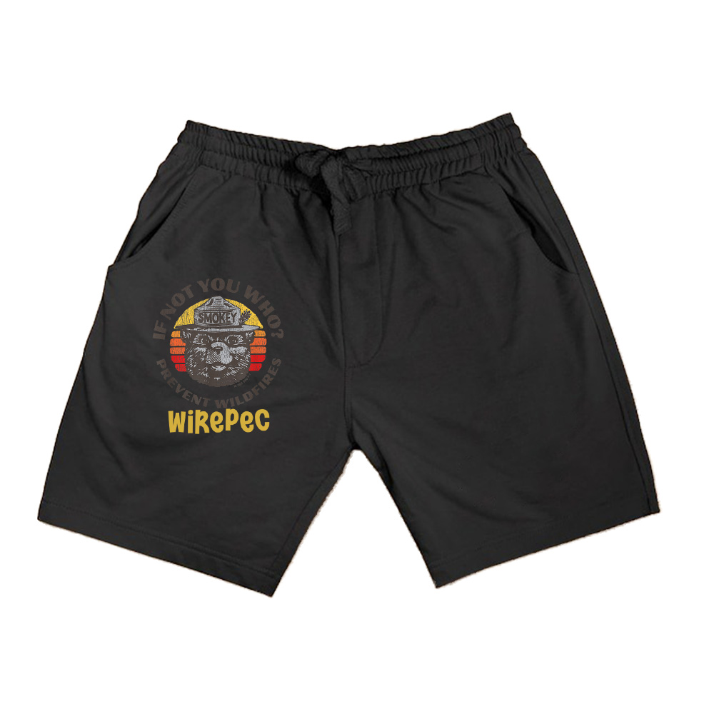 If Not You Who Vintage Smokey Bear 80S Sunset Shorts