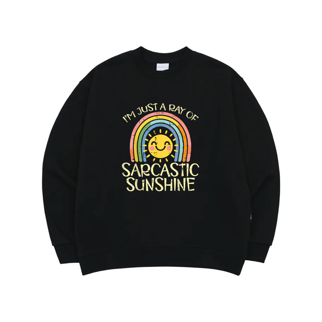 Im Just Ray Sarcastic Sunshine Funny Saying Groovy Women Sweatshirt