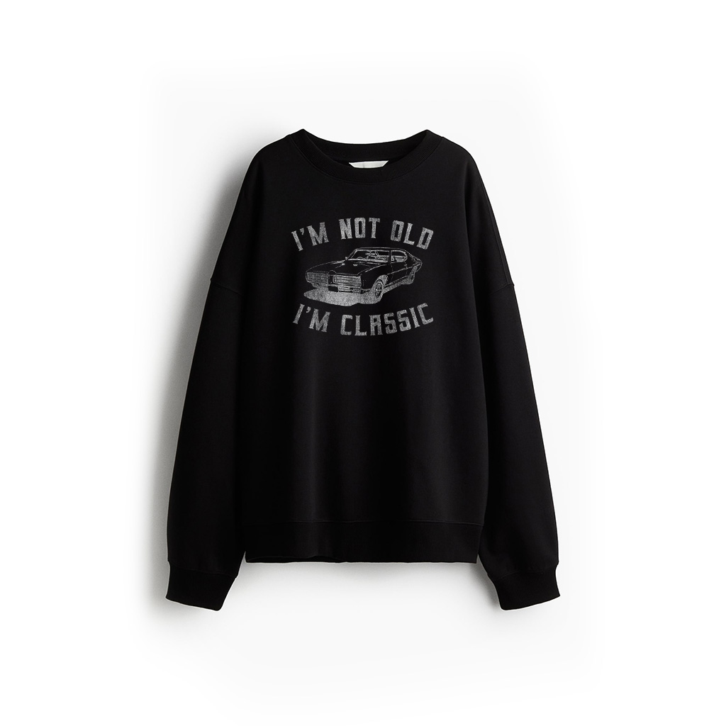 I'm Not Old I'm Classic Funny Car Graphic Sweatshirt