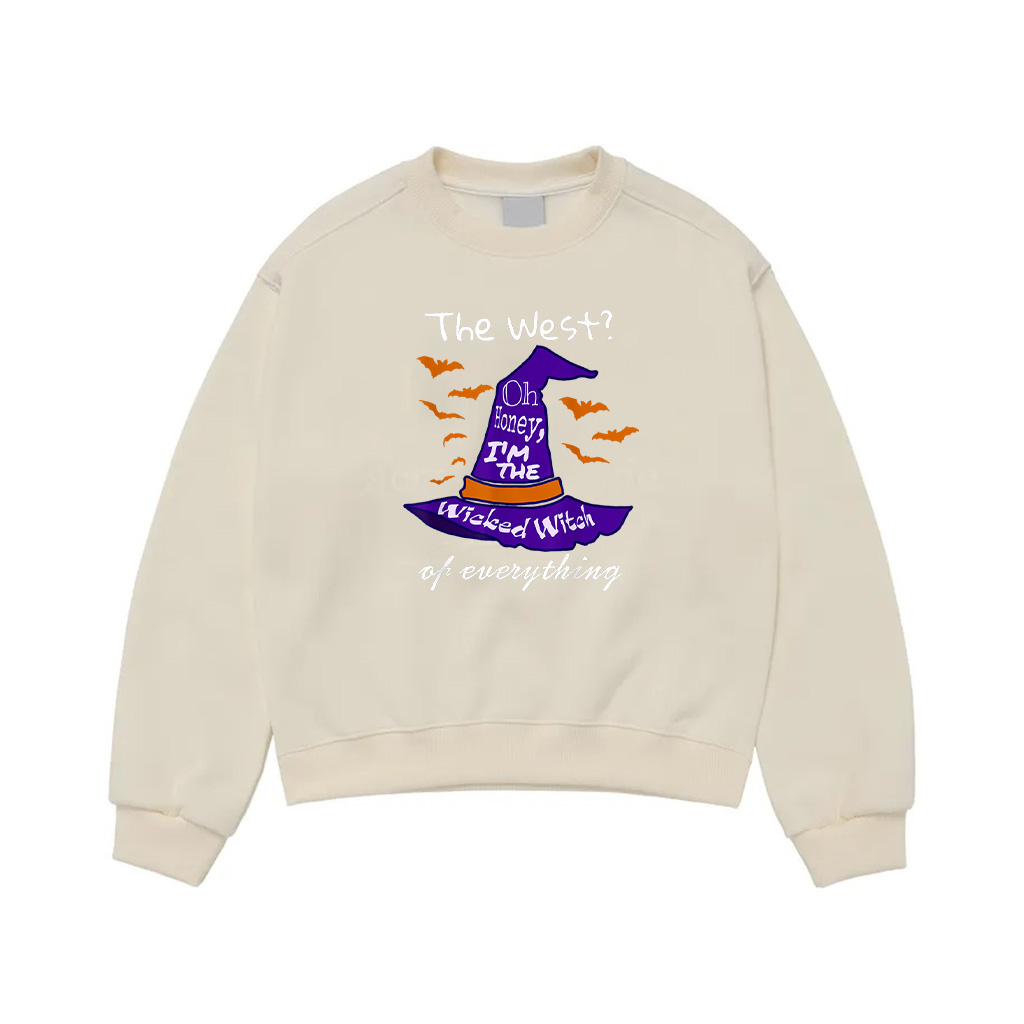 Im The Wicked Witch Of Everything Womens Halloween Hat Sweatshirts
