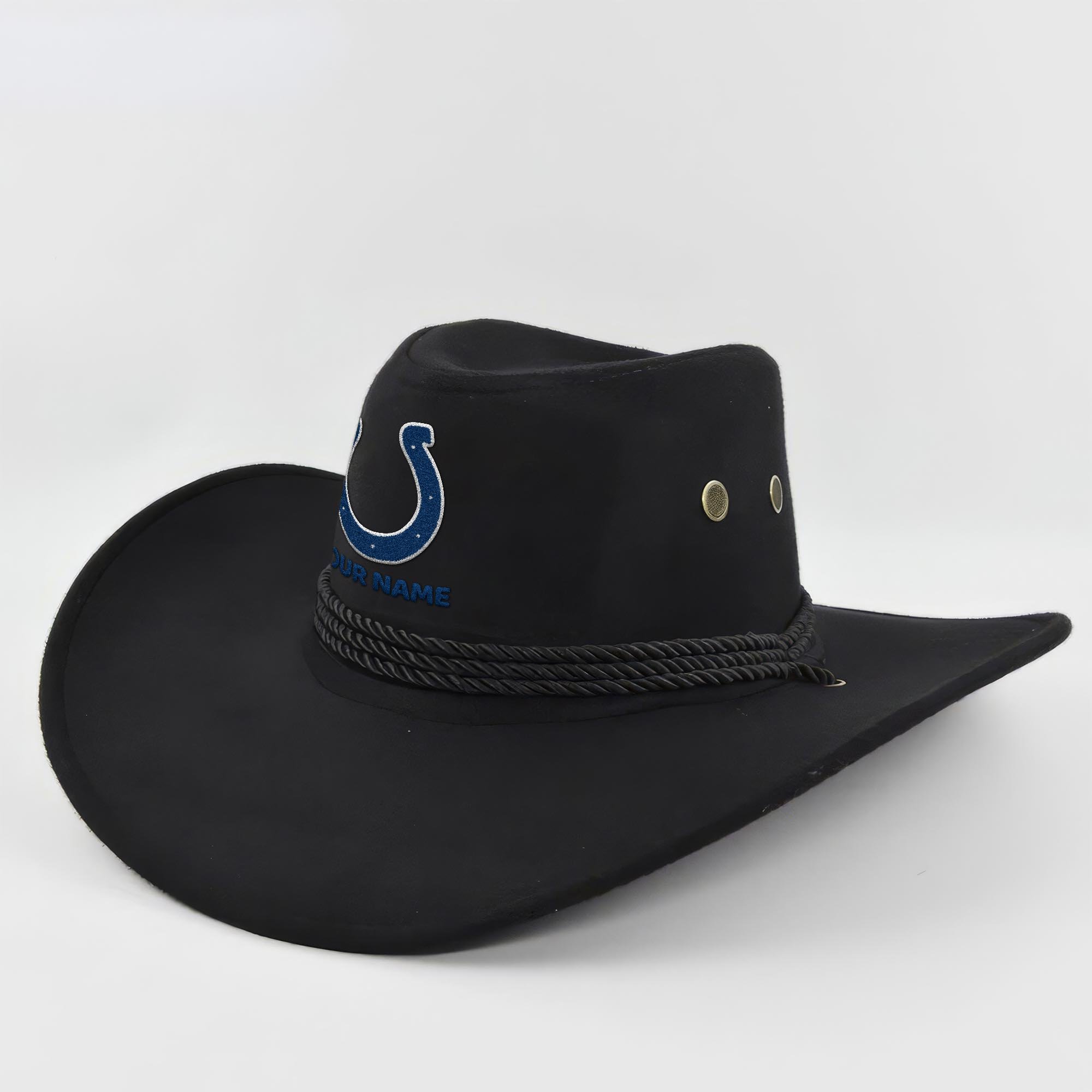 Indianapolis Colts Cowboy Hat Custom Your Name, Gifts For Fan