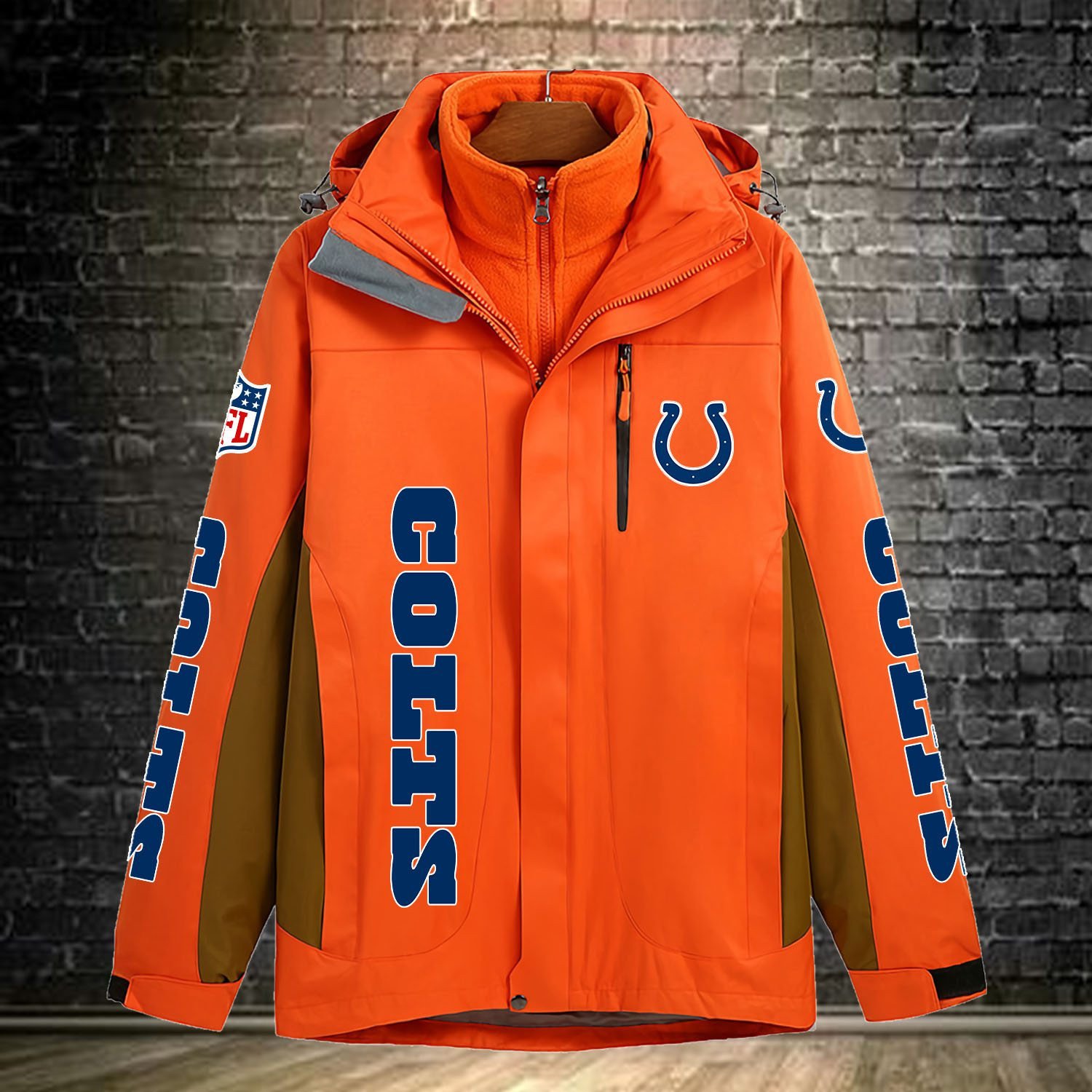 Indianapolis Colts NFL Personalized Windbreaker Jacket For Fan