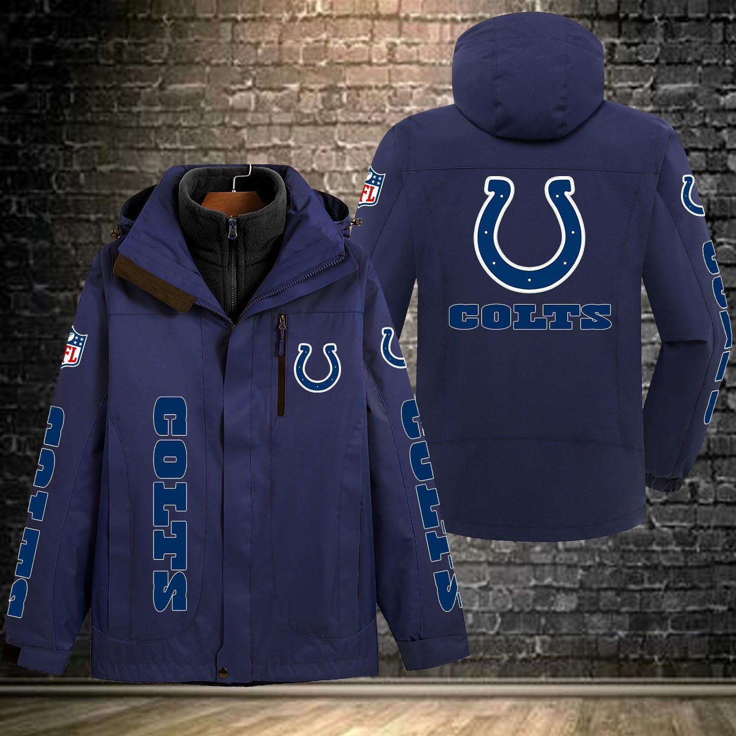 Indianapolis Colts NFL Personalized Windbreaker Jacket For Fan