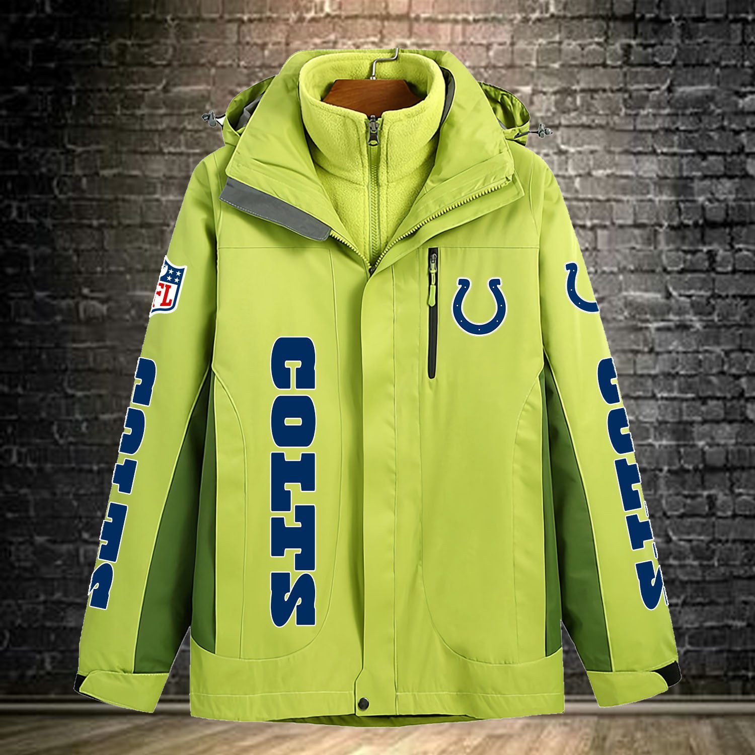 Indianapolis Colts NFL Personalized Windbreaker Jacket For Fan