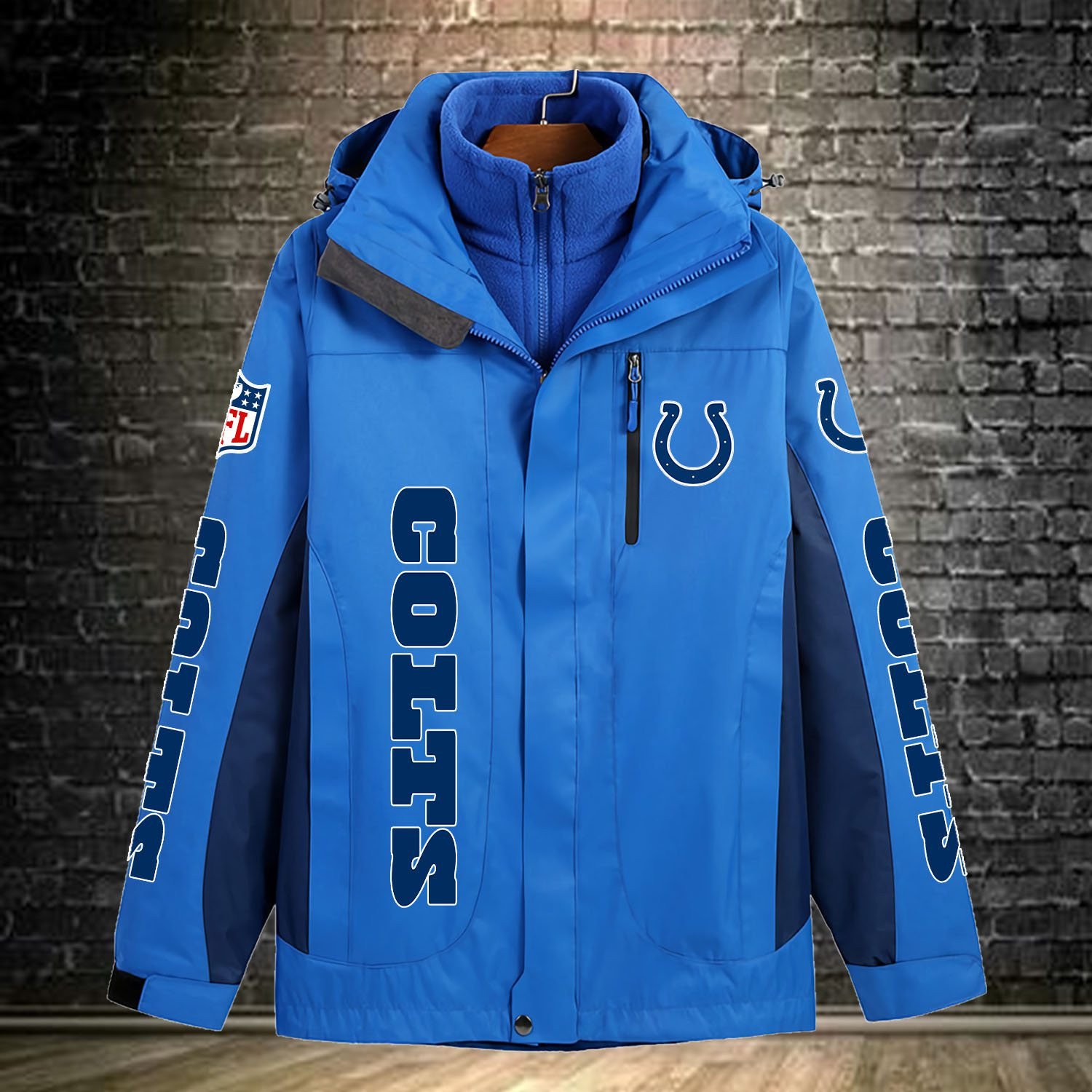 Indianapolis Colts NFL Personalized Windbreaker Jacket For Fan