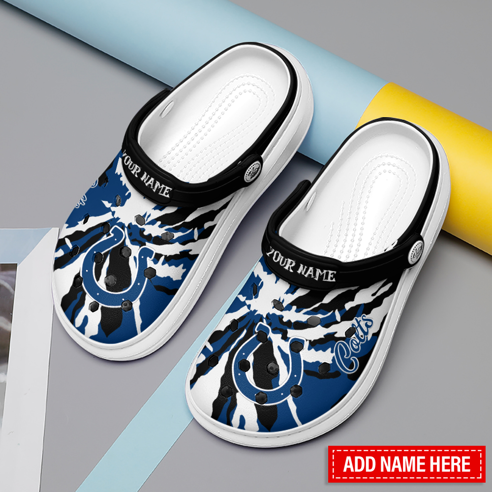 Indianapolis Colts Personalized Limited Clog BG332