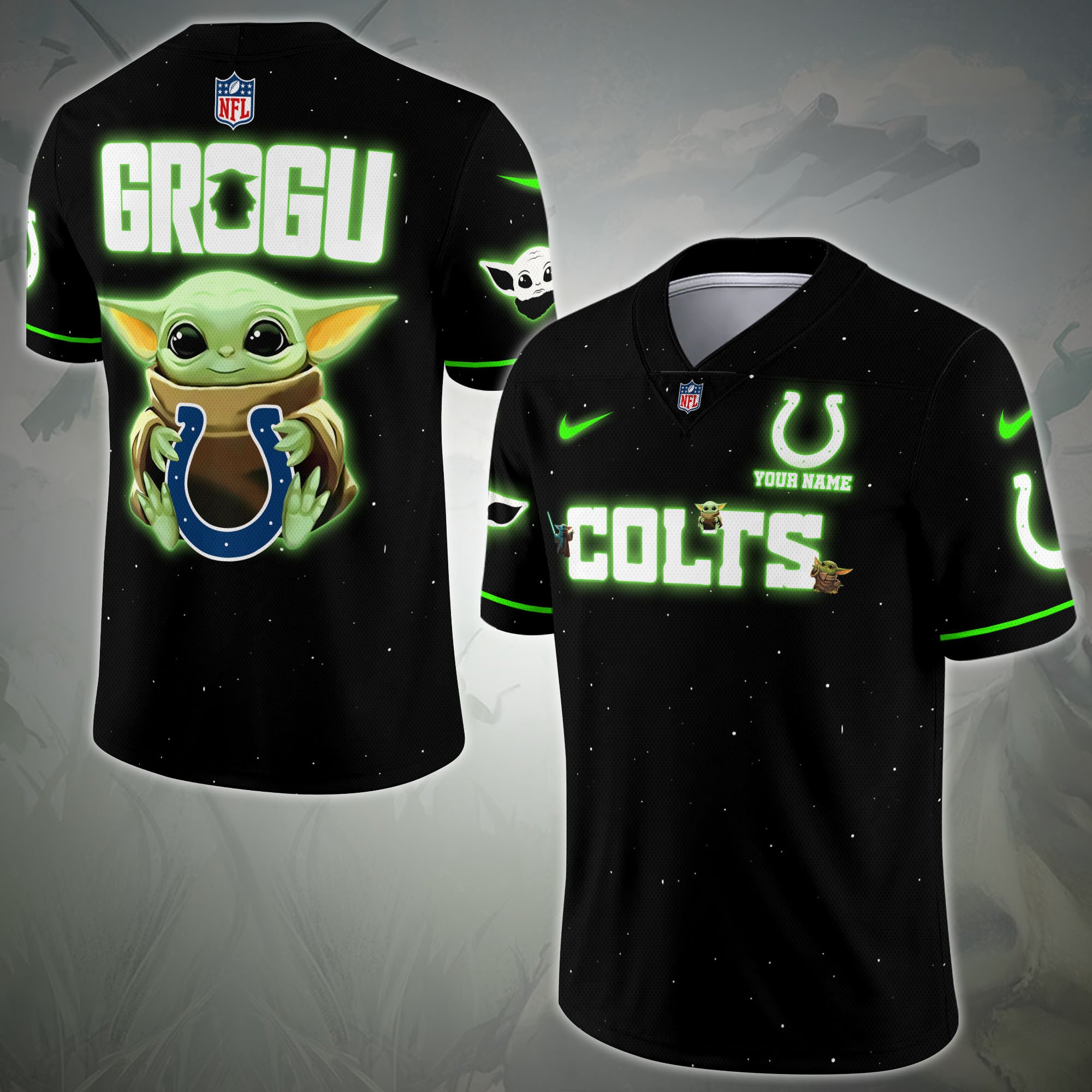 Indianapolis Colts Sport Team Vneck Football Jersey Custom Name, Sport Team Shirt For Fan, Sport Gifts