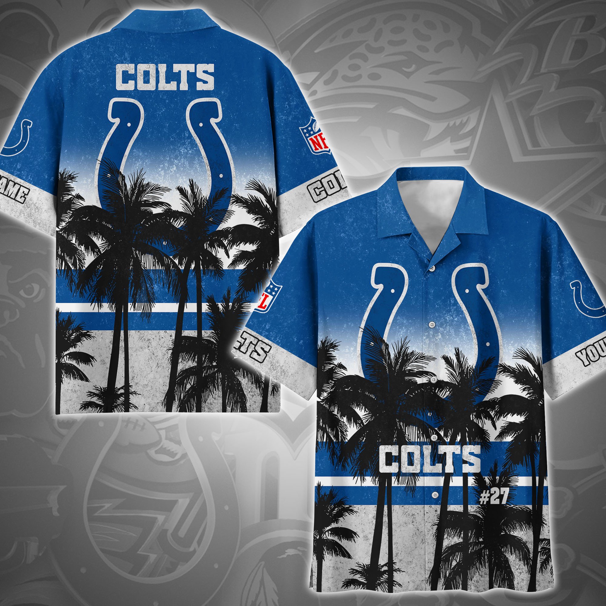 Indianapolis Colts Team Custom Name And Number, Sport Shirts, Sport Gifts