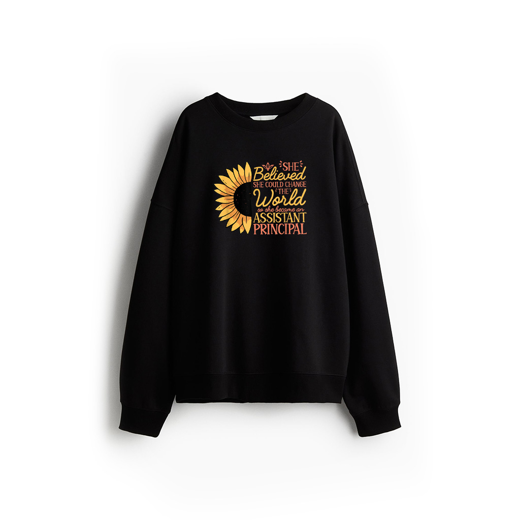 Inspirational Assistant Principal Sunflower Sweatshirt Sweatshirt 21-07-2025