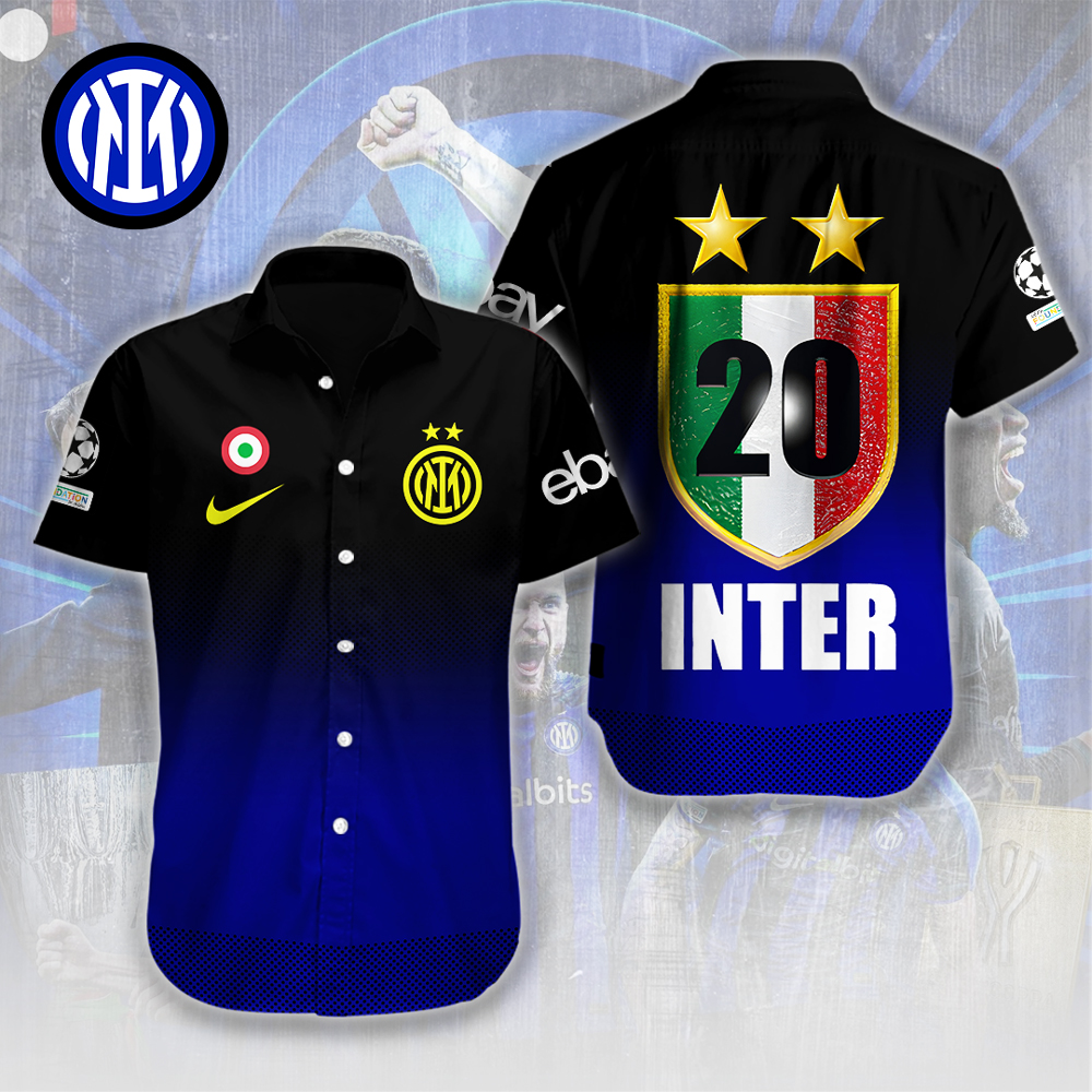 Inter Milan FC Serie A Hawaiian Shirt Gifts For Fans