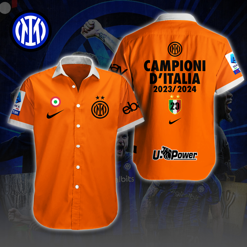 Inter Milan FC Serie A Hawaiian Shirt Gifts For Fans