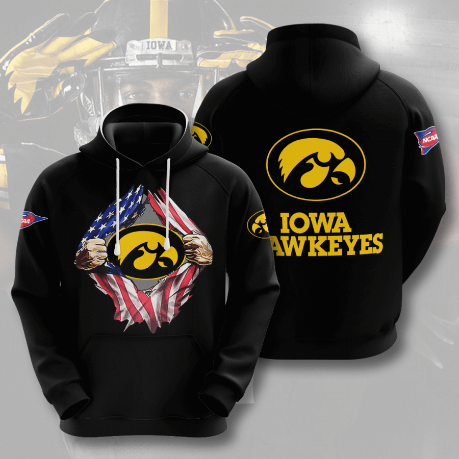 Iowa Hawkeyes 3D Hoodie