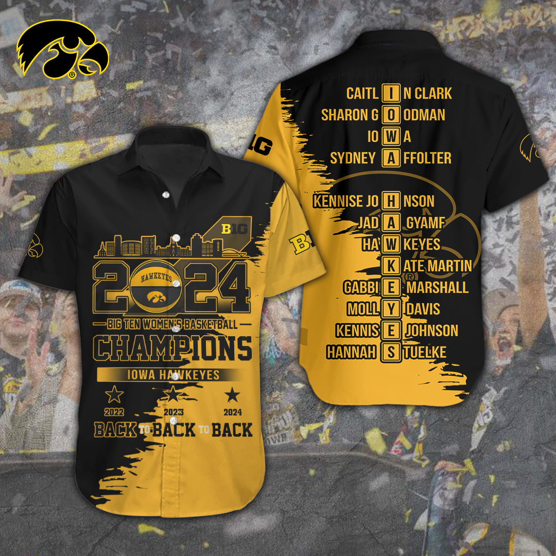 Iowa Hawkeyes NCAA Hawaiian Shirt Gifts For Fans