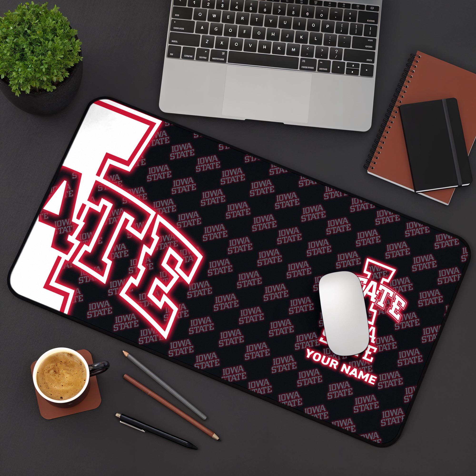 Iowa State Cyclones 2025 Version Mouse Pad Custom Printed, Sport Team Mouse Pad, Sport Gift For Fans