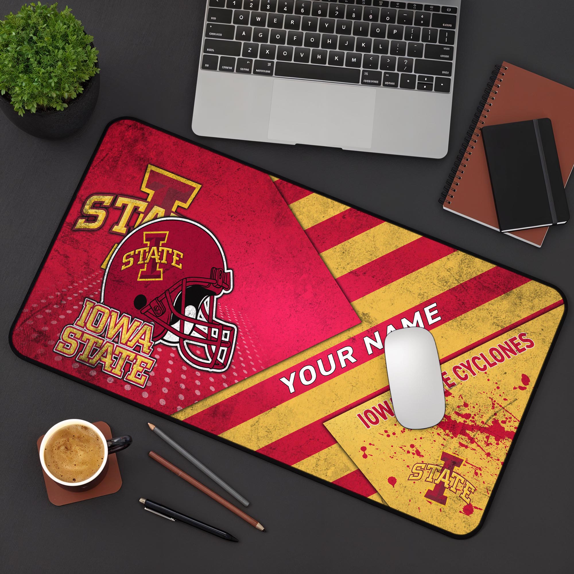 Iowa State Cyclones 2025 Version Mouse Pad Custom Printed, Sport Team Mouse Pad, Sport Gift For Fans