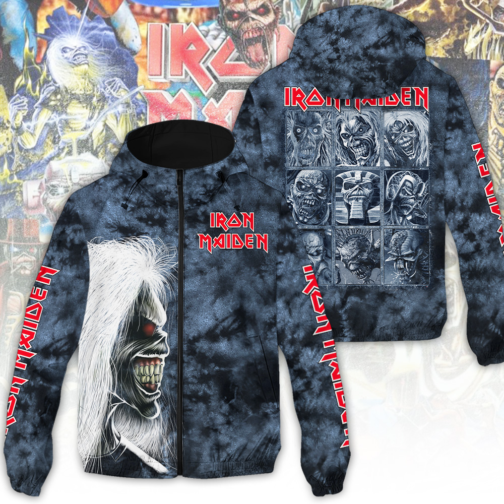 Iron Maiden Music Style Windbreaker Jacket For Fans