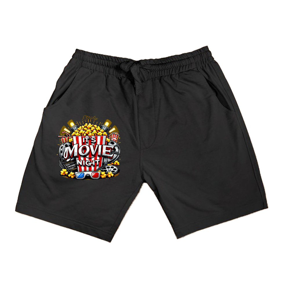 It's Movie Night Popcorn Cinema Shorts
