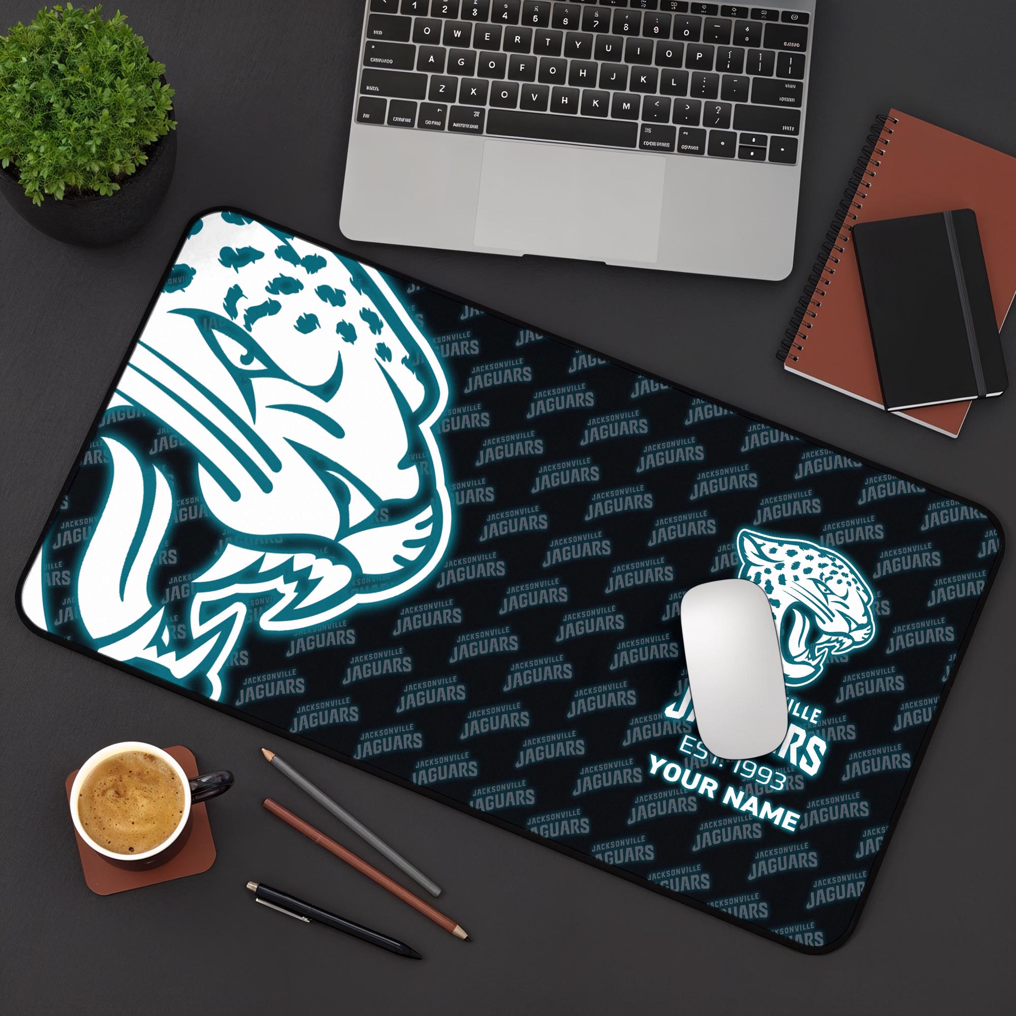 Jacksonville Jaguars 2025 Version Mouse Pad Custom Printed, Sport Team Mouse Pad, Sport Gift For Fans