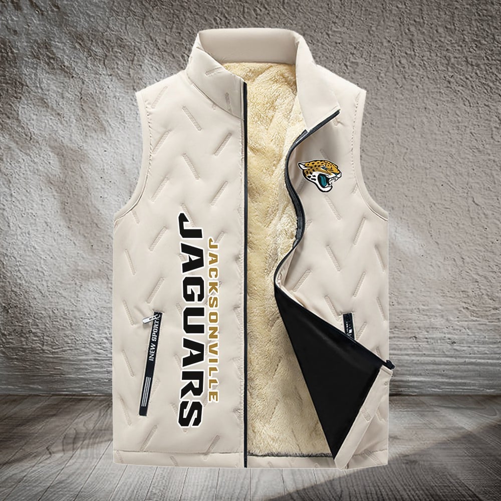 Jacksonville Jaguars NFL Personalized Puffer Jacket For Fan