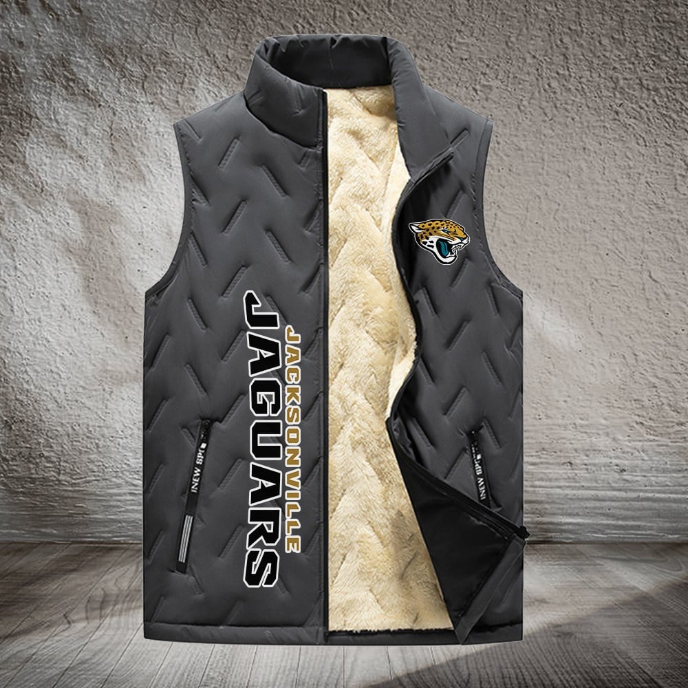 Jacksonville Jaguars NFL Personalized Puffer Jacket For Fan