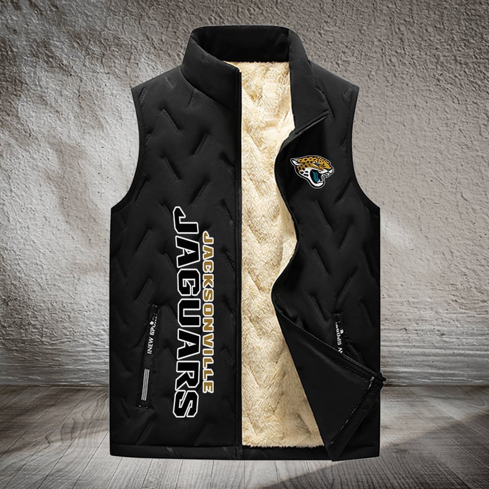 Jacksonville Jaguars NFL Personalized Puffer Jacket For Fan