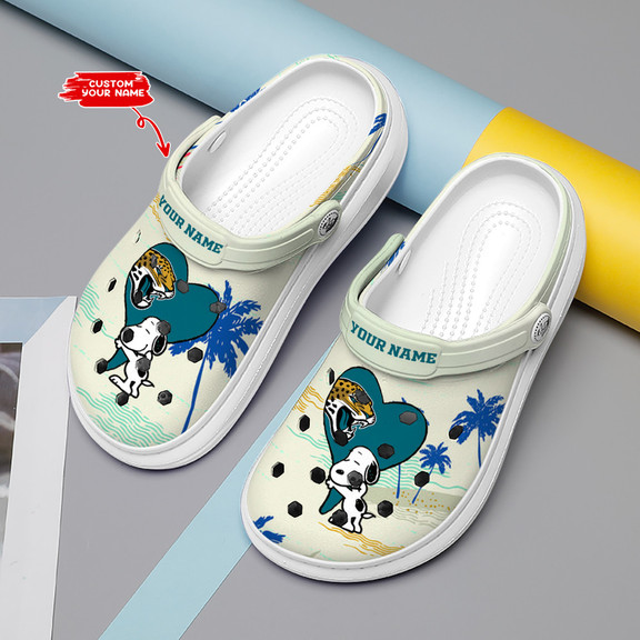Jacksonville Jaguars Personalized Limited Clog BGCR372