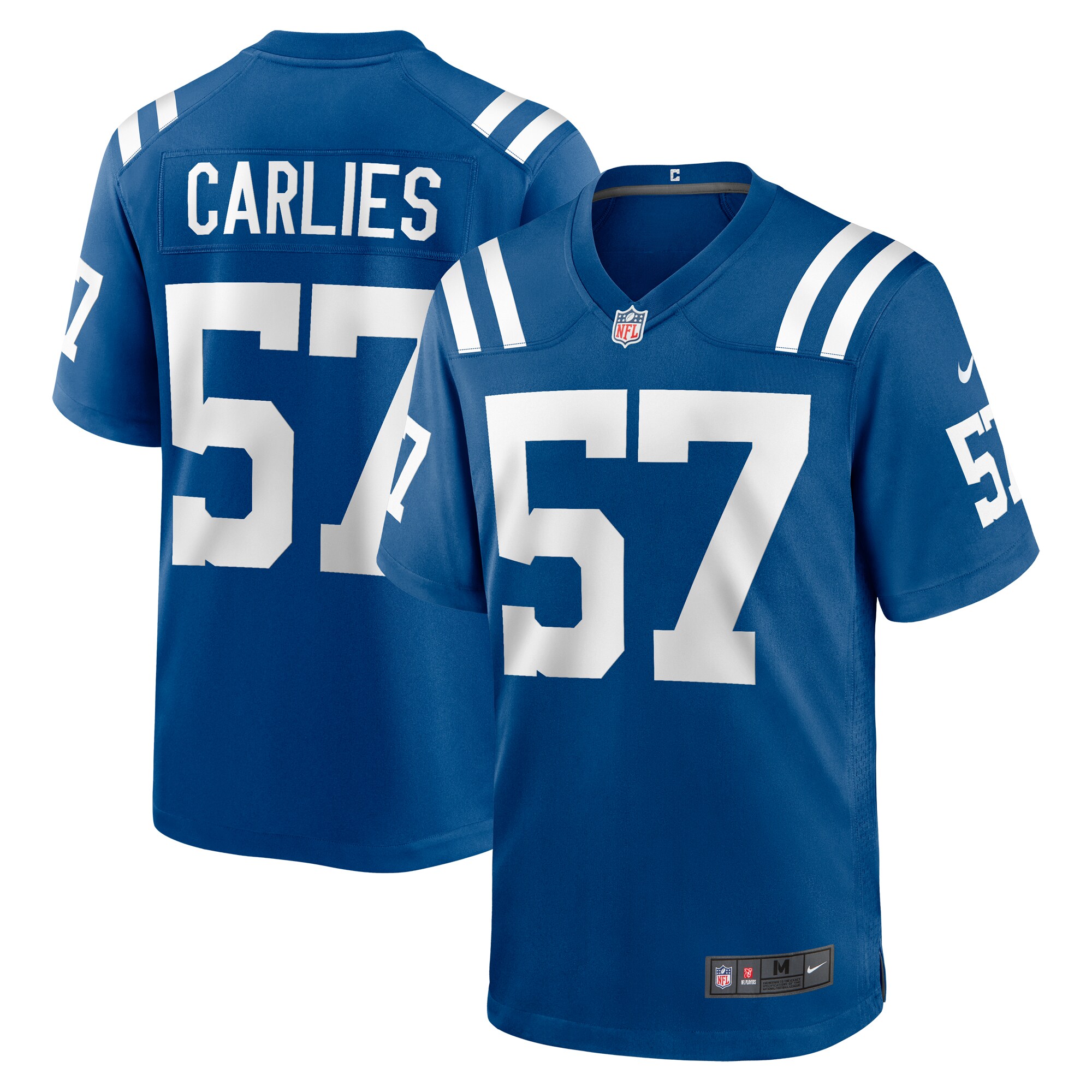 Jaylon Carlies Indianapolis Colts Nike Game Jersey   Royal