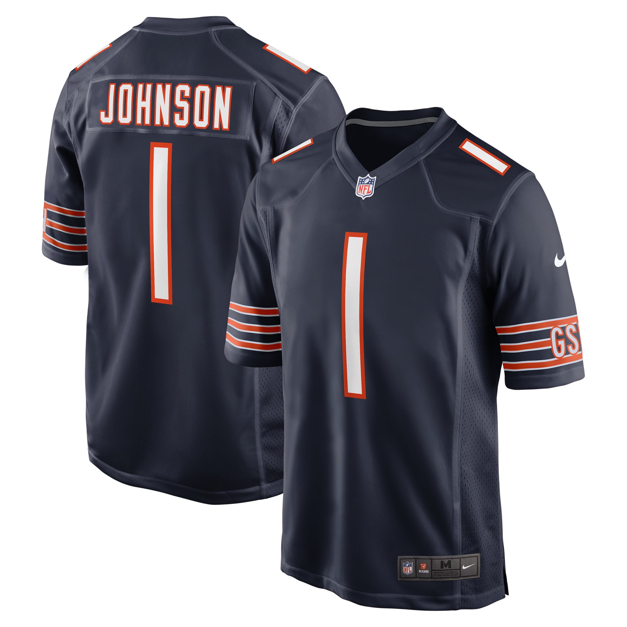 Jaylon Johnson Chicago Bears Nike Game Jersey   Navy