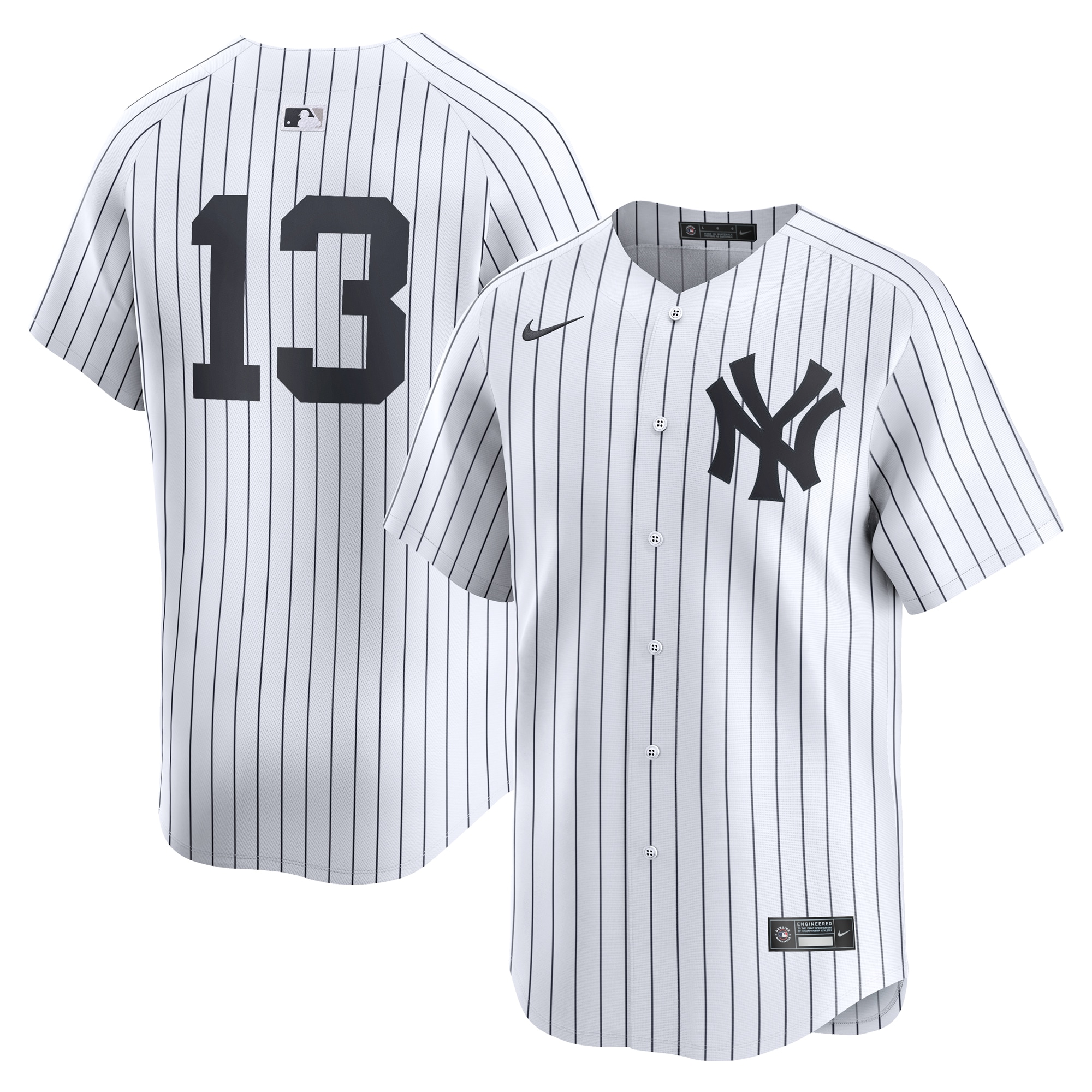 Jazz Chisholm Jr New York Yankees Nike Home Limited Player Jersey - White
