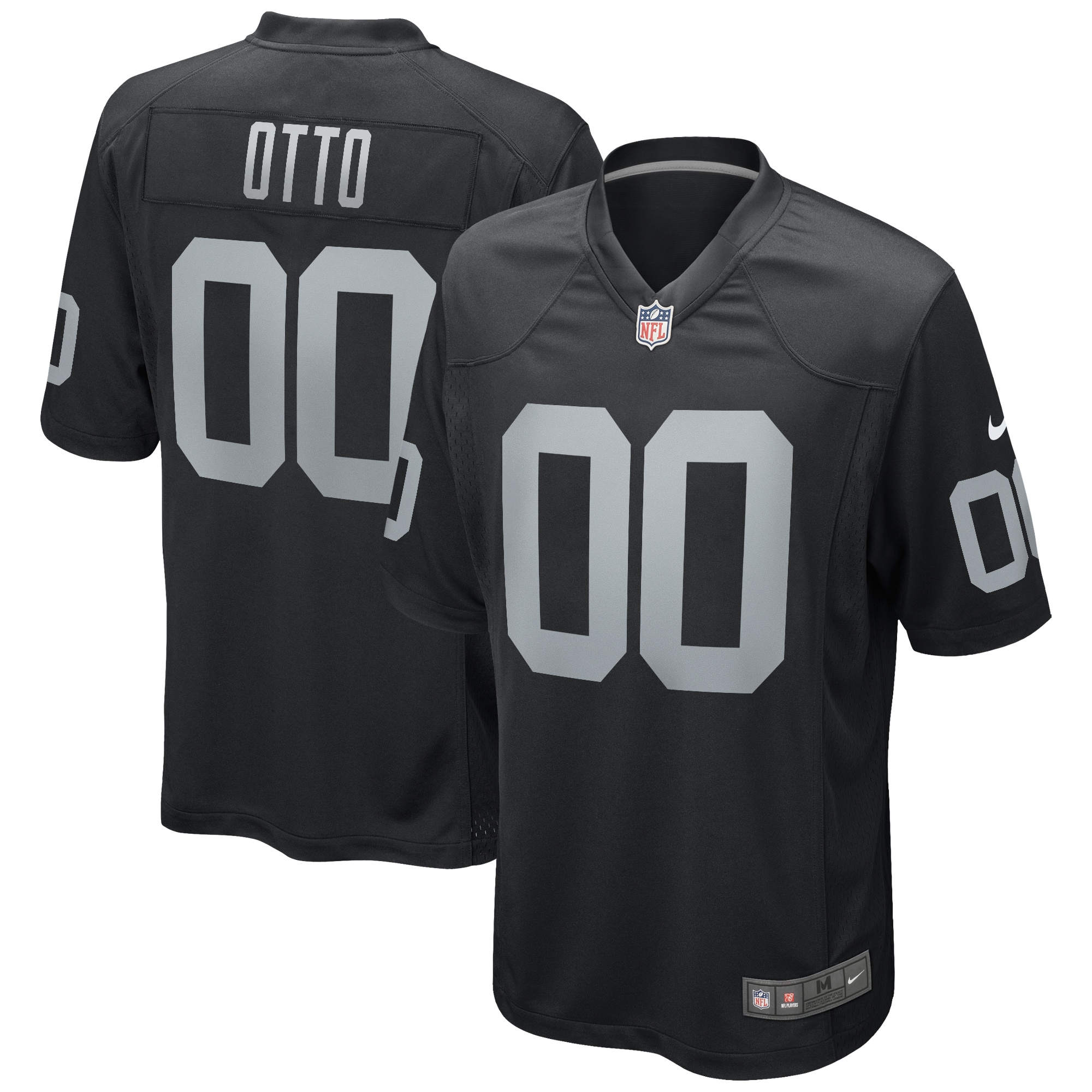 Jim Otto Las Vegas Raiders Nike Game Retired Player Jersey   Black