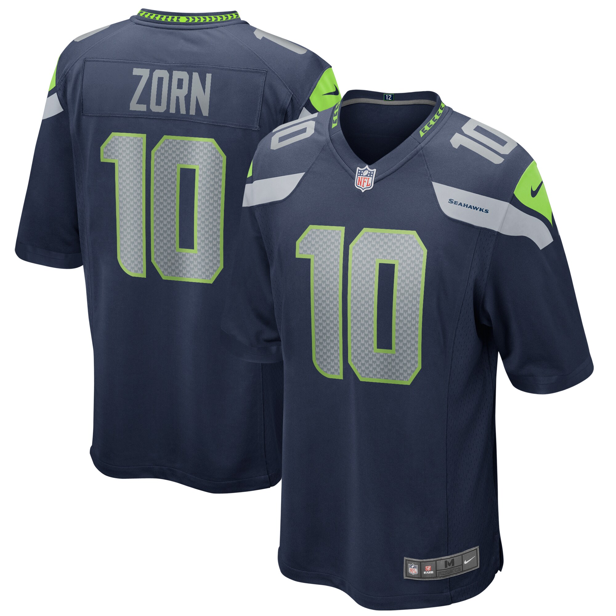 Jim Zorn Seattle Seahawks Nike Game Retired Player Jersey   College Navy