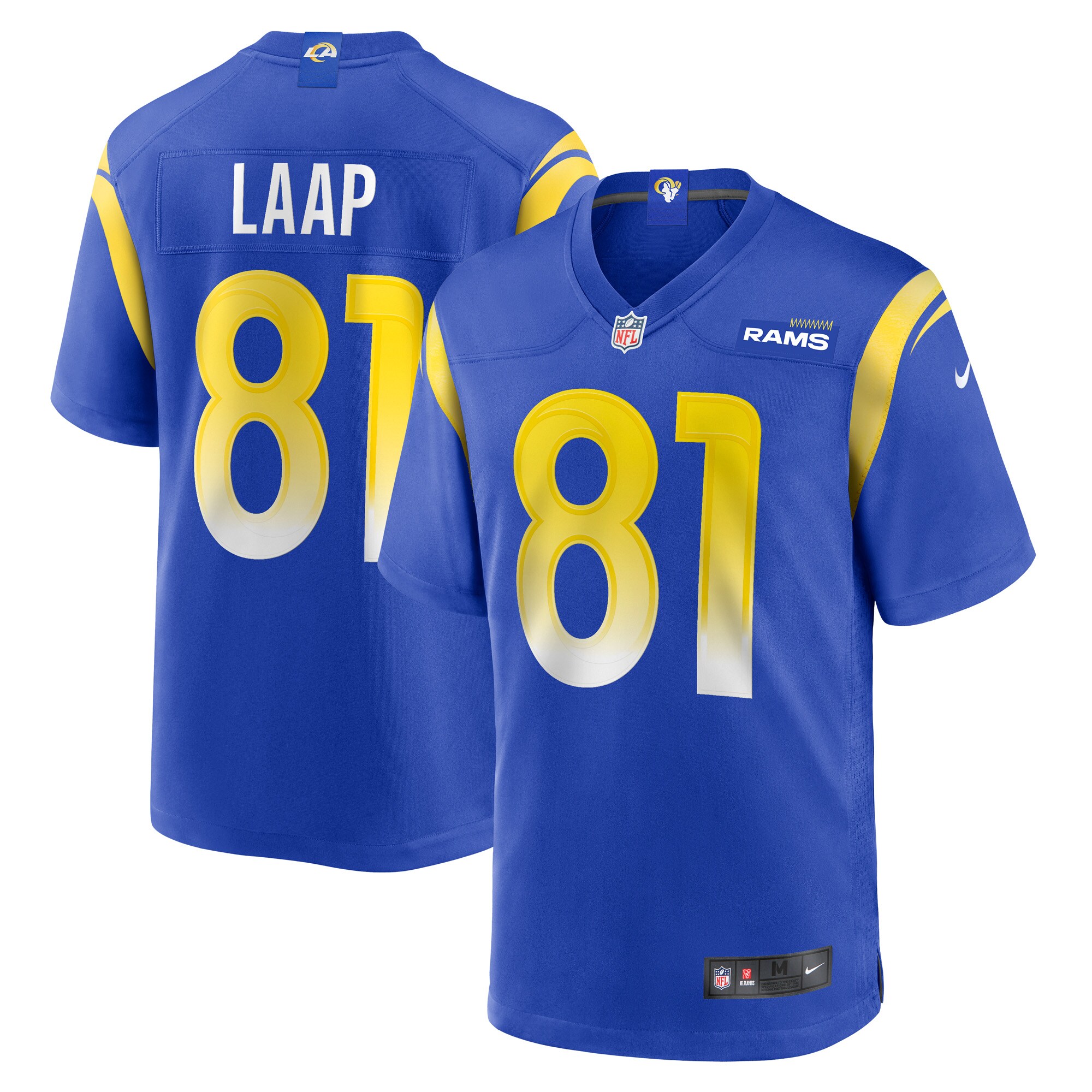 JJ Laap Los Angeles Rams Nike Game Jersey   Royal