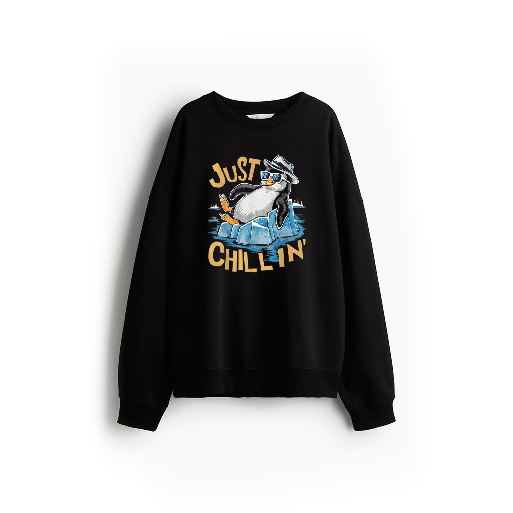 Just Chillin Penguin Sweatshirt