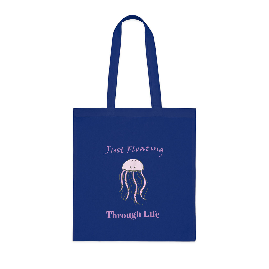 Just Floating Through Life Jellyfish Tote Bag