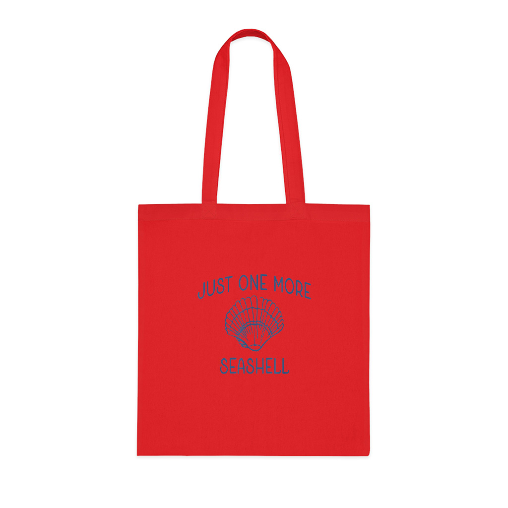 Just One More Seashell Cute Ocean Lover Tote Bag