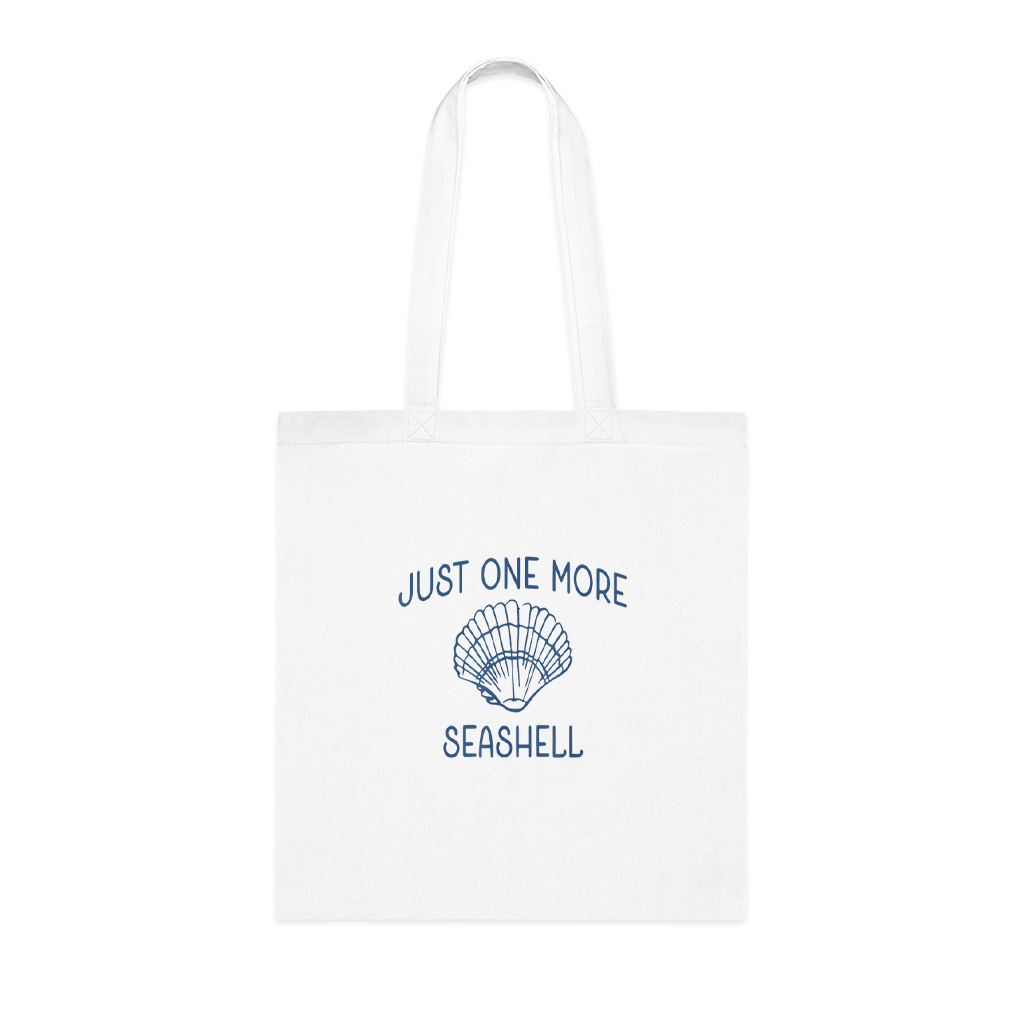 Just One More Seashell Cute Ocean Lover Tote Bag