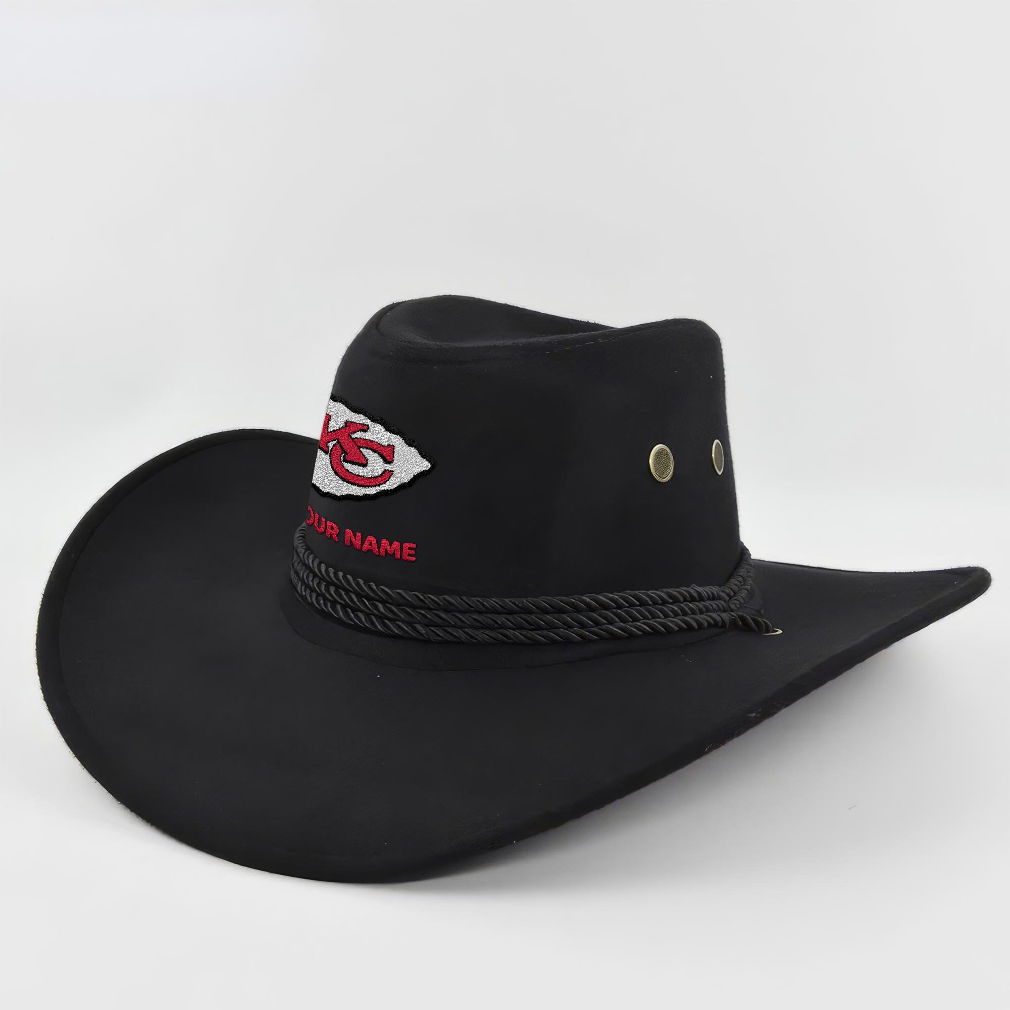 Kansas City Chiefs Cowboy Hat Custom Your Name, Gifts For Fan