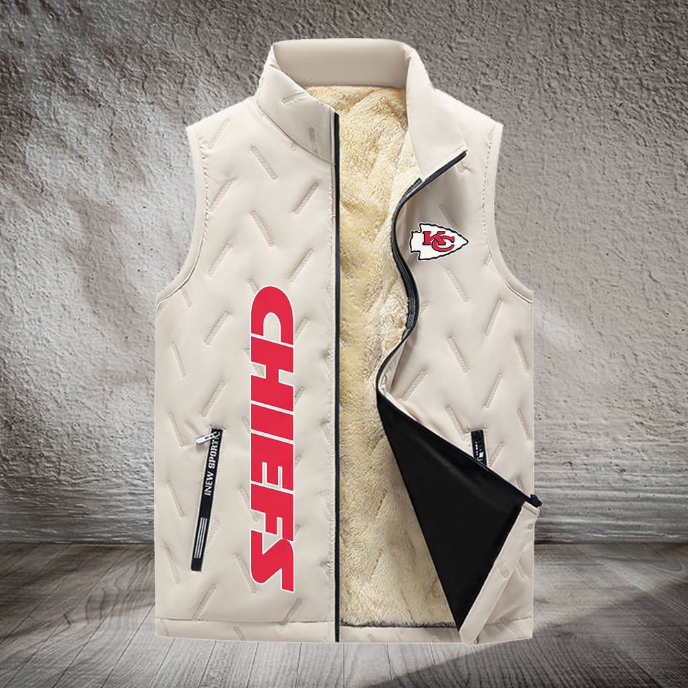 Kansas City Chiefs NFL Personalized Puffer Jacket For Fan