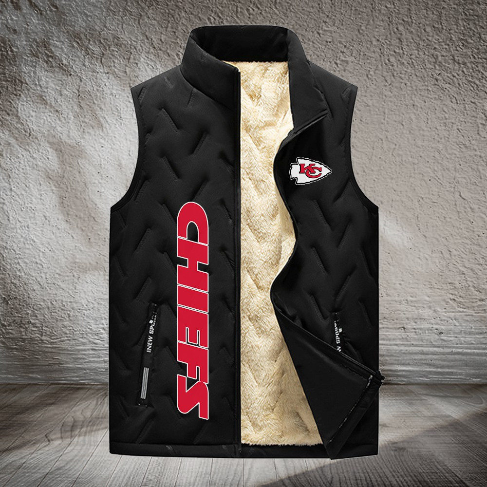Kansas City Chiefs NFL Personalized Puffer Jacket For Fan