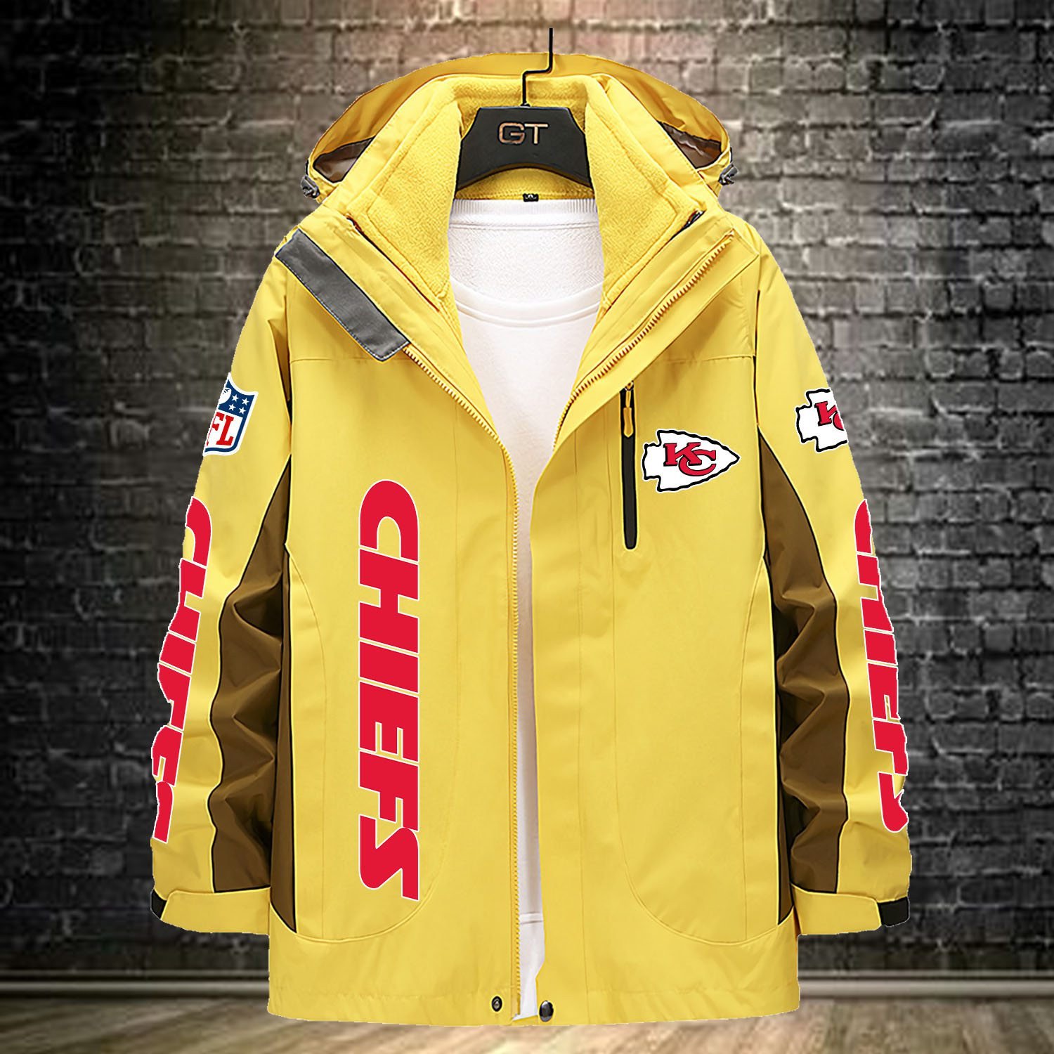 Kansas City Chiefs NFL Personalized Windbreaker Jacket For Fan