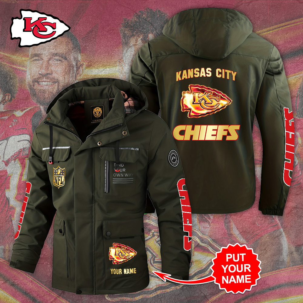  Kansas City Chiefs NFL Style Parka Jacket
