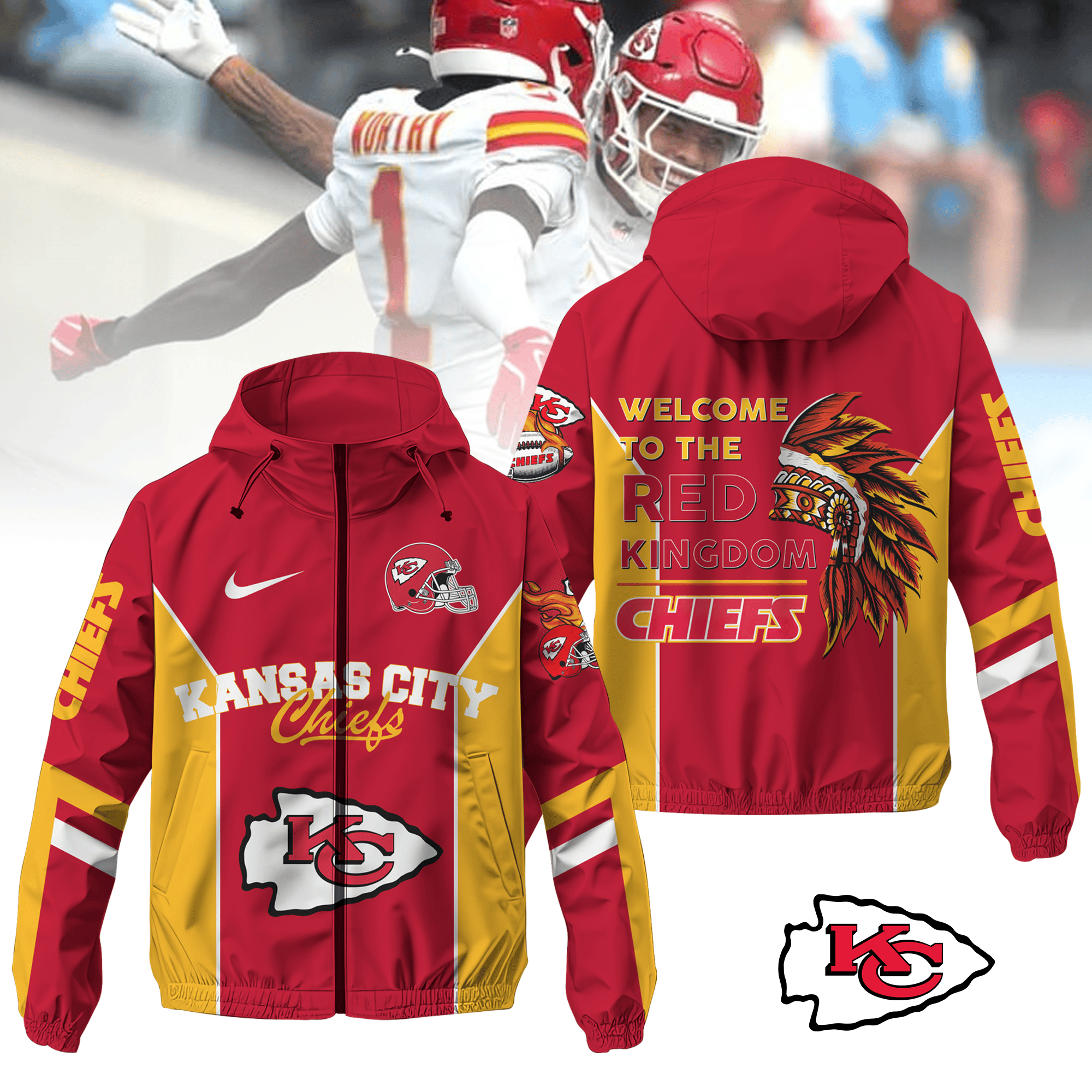 Kansas City Chiefs NFL Style Windbreaker Jacket