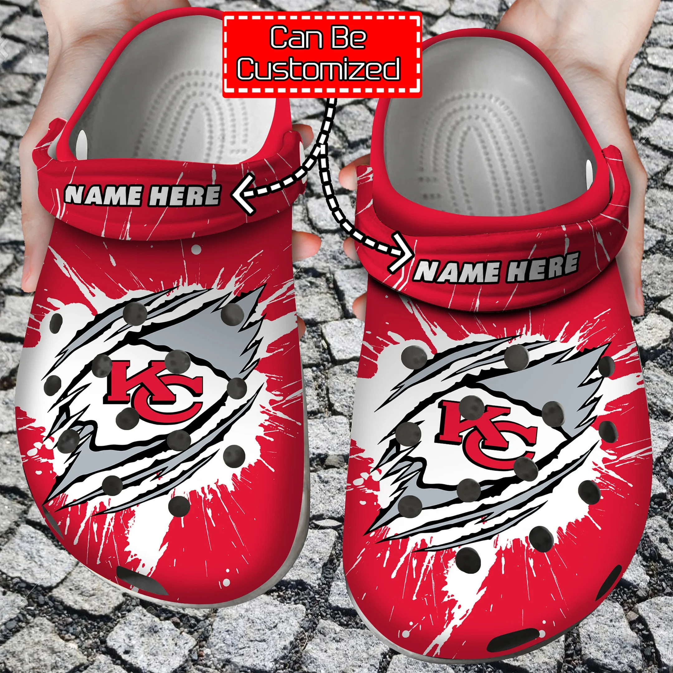Kansas City Chiefs Personalized Limited Clog BG05