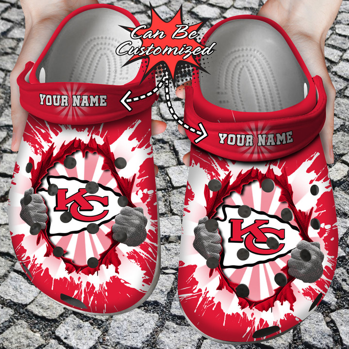 Kansas City Chiefs Personalized Limited Clog BG229