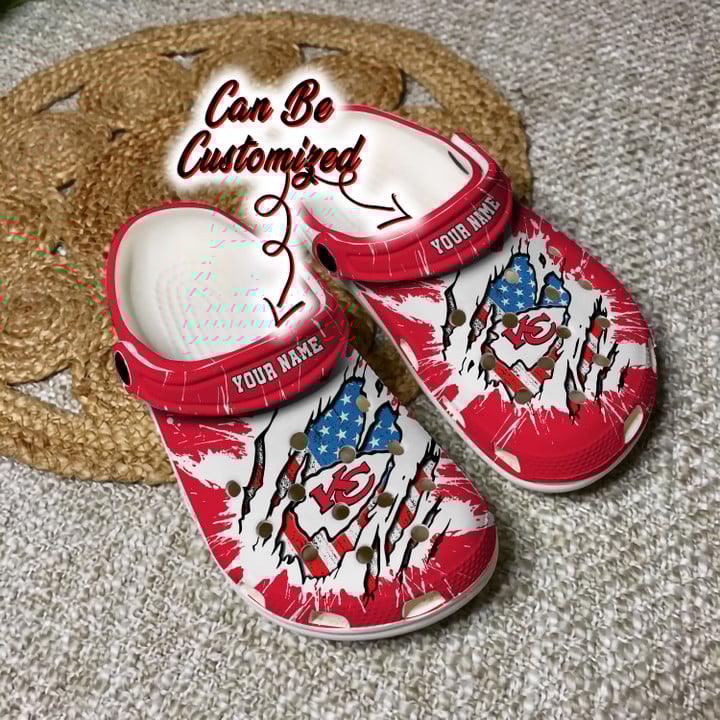 Kansas City Chiefs Personalized Limited Clog BG238