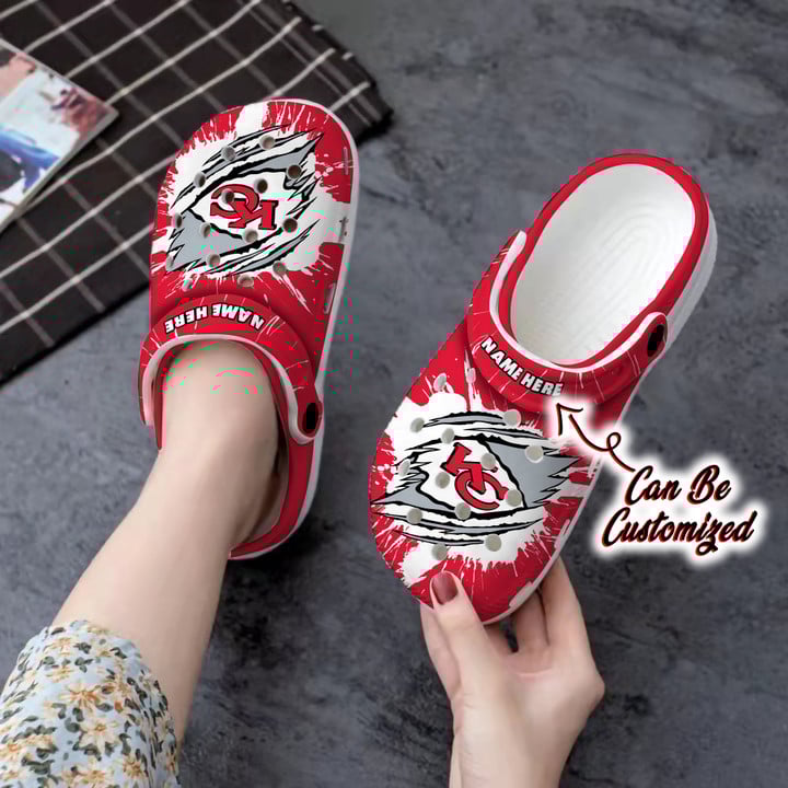 Kansas City Chiefs Personalized Limited Clog BG261