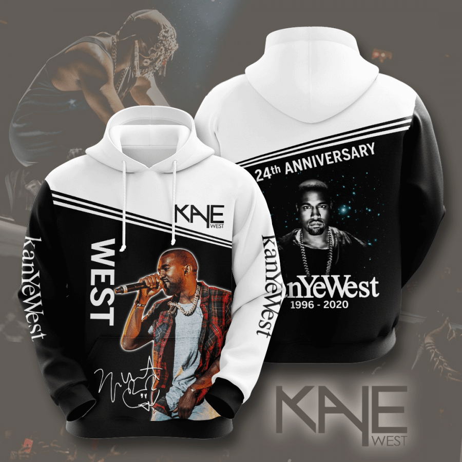 Kanye West 3D Hoodie
