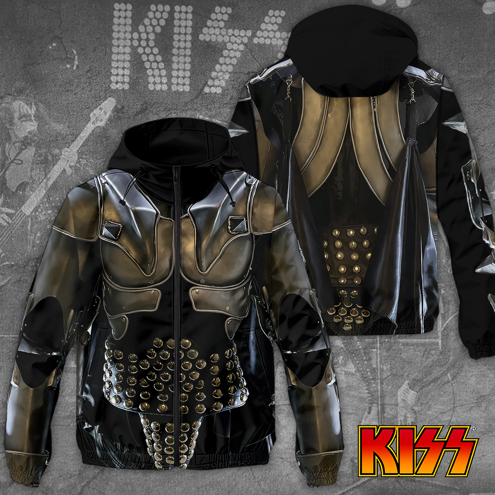 Kiss Band Music Style Windbreaker Jacket For Fans