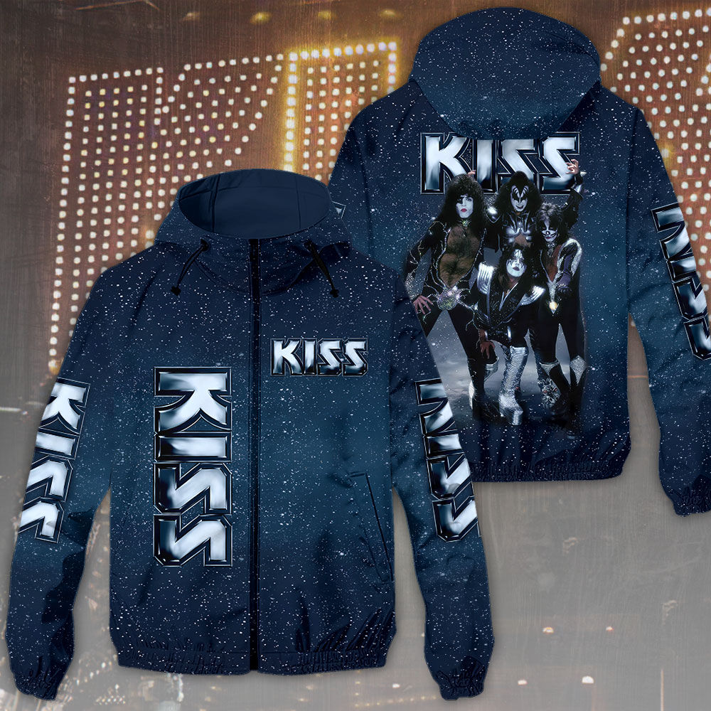Kiss Band Music Style Windbreaker Jacket For Fans