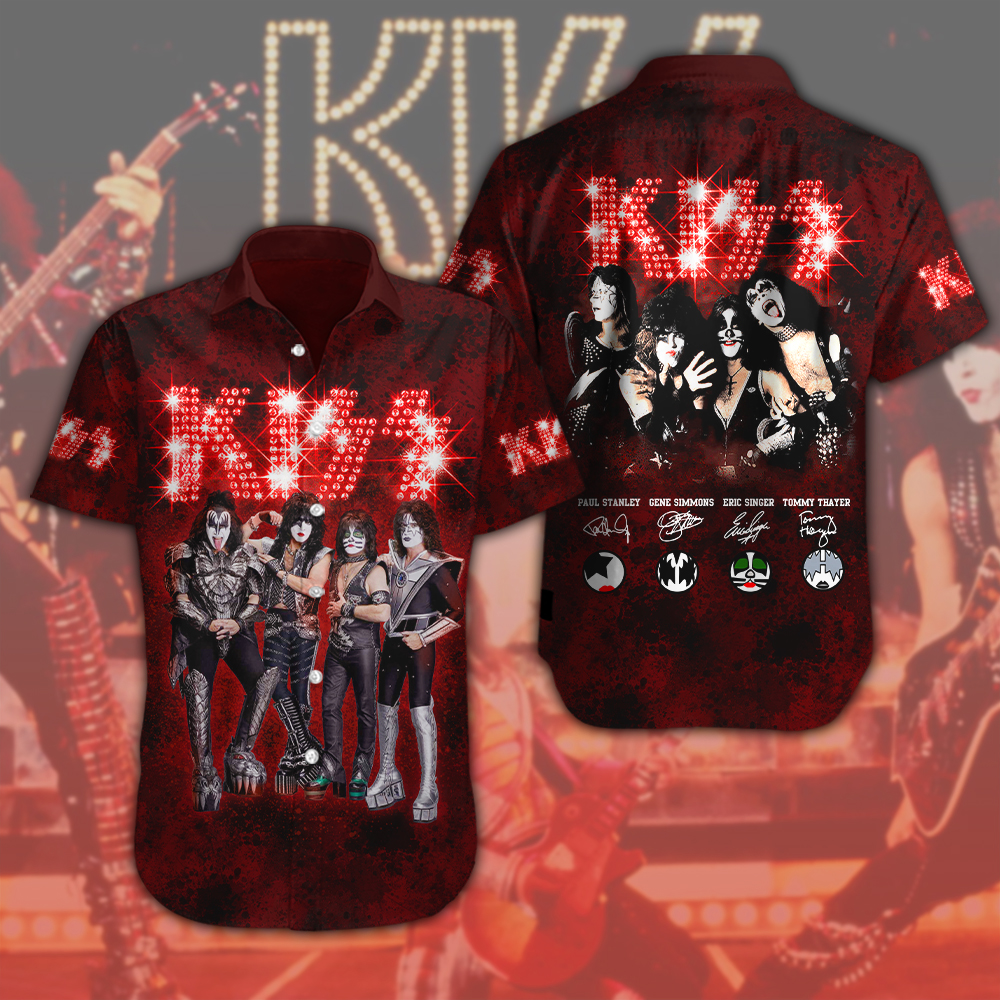 Kiss Music Hawaiian Shirt Gifts For Fans